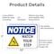 Signmission Safety Culture Sign, 10 in Width, Aluminum, Rectangle OS-2PACK-NS-A-710-L-18965 - alternate 6
